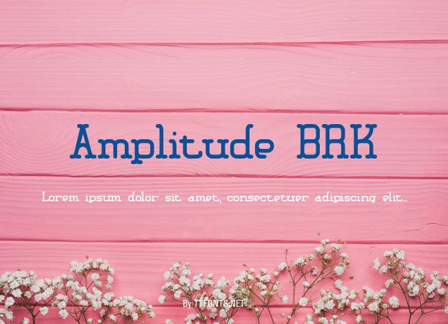 Amplitude BRK example